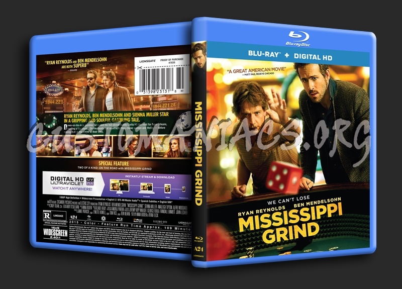 Mississippi Grind blu-ray cover