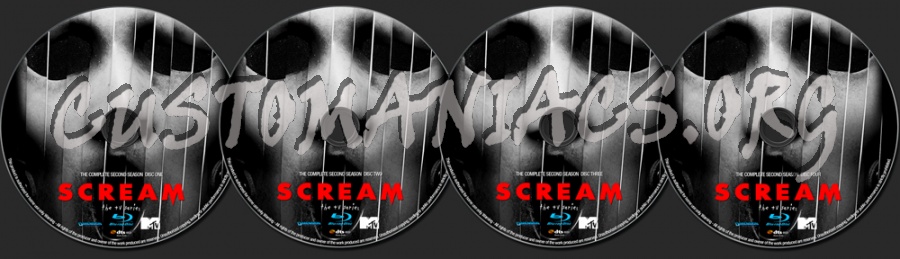 Scream The Series Season 2 blu-ray label