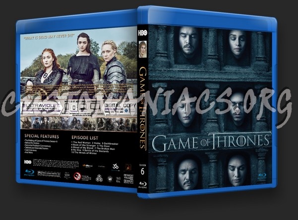 Game Of Thrones Season 6 blu-ray cover