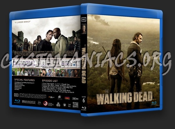 The Walking Dead Season 6 blu-ray cover