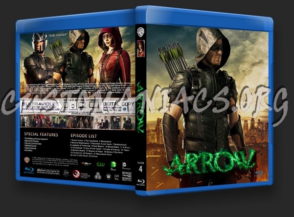 Arrow Season 4 blu-ray cover