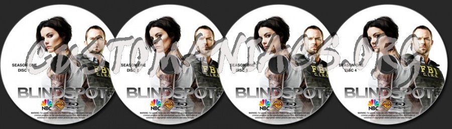 Blindspot Season 1 dvd label