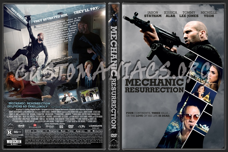 Mechanic: Resurrection dvd cover