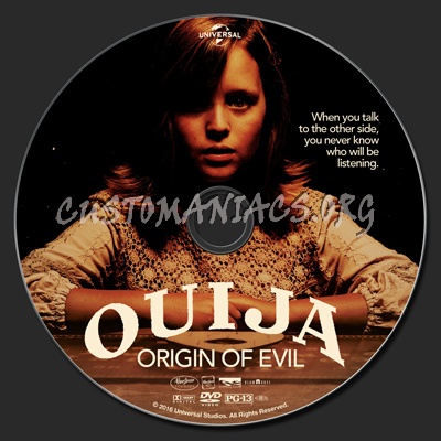 Ouija: Origin Of Evil dvd label