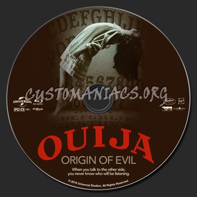 Ouija: Origin Of Evil blu-ray label