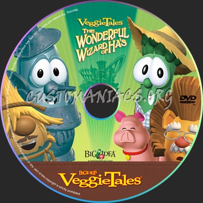 VeggieTales: The Wonderful Wizard of Ha's dvd label
