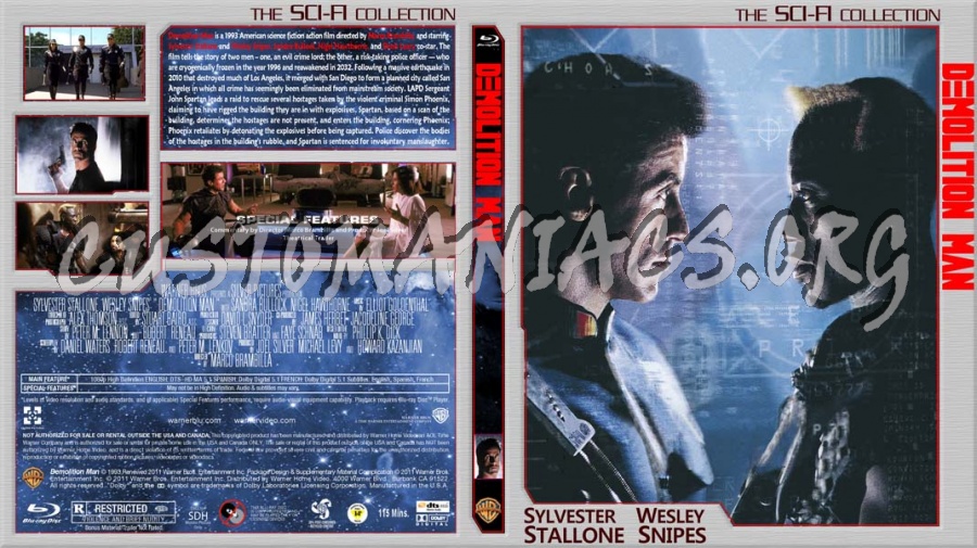 Demolition Man blu-ray cover