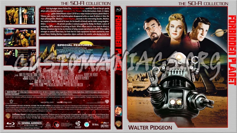 The Forbidden Planet blu-ray cover
