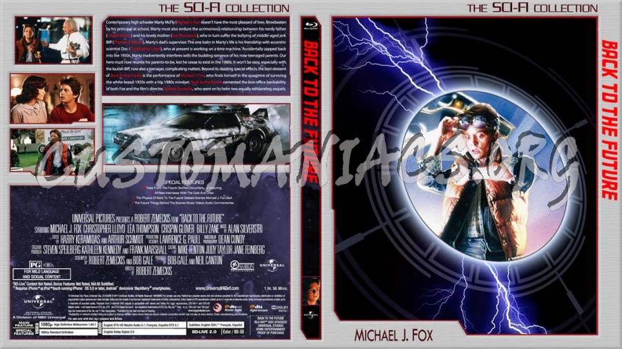 Back to the Future blu-ray cover