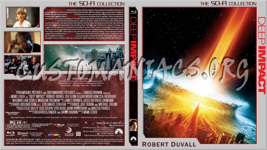 Deep Impact blu-ray cover