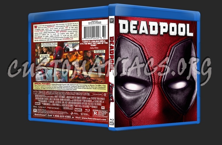 Deadpool blu-ray cover