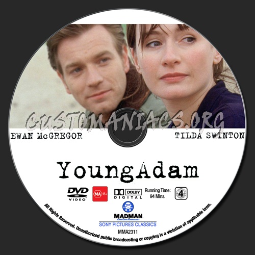 Young Adam dvd label