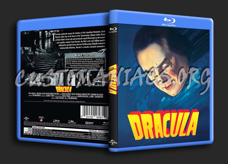 Dracula (1931) blu-ray cover