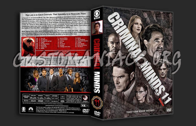 Criminal Minds - Season 11 dvd cover