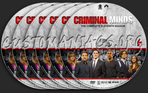 Criminal Minds - Season 11 dvd label