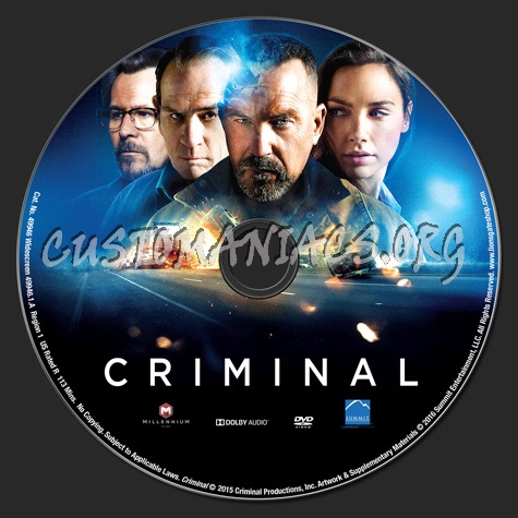 Criminal dvd label