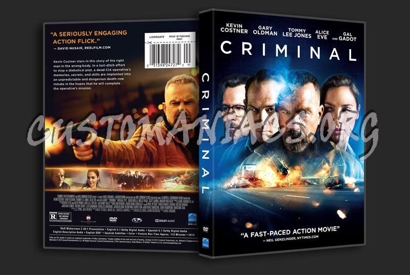 Criminal dvd cover