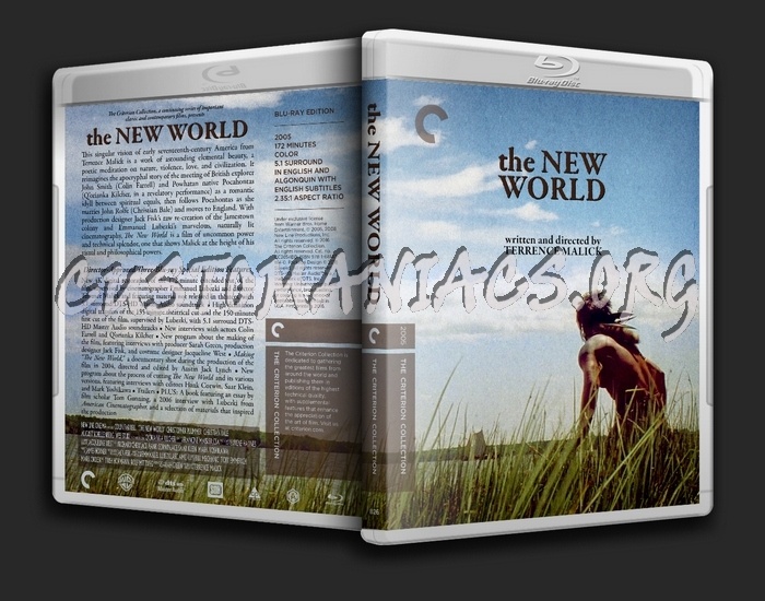 826 - The New World blu-ray cover