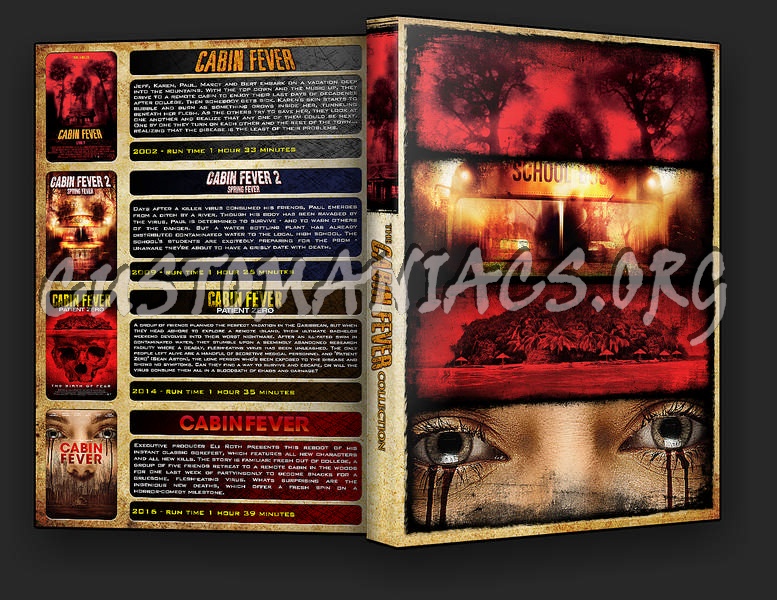 The Legends of Horror - Cabin Fever dvd cover