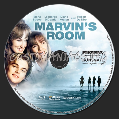Marvin's Room blu-ray label