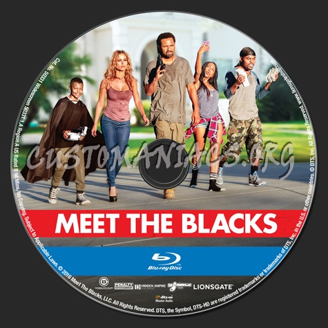 Meet the Blacks blu-ray label