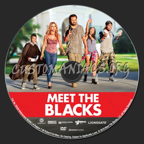 Meet the Blacks dvd label