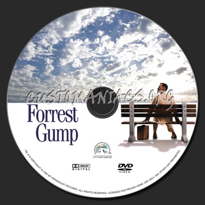 Forrest Gump dvd label