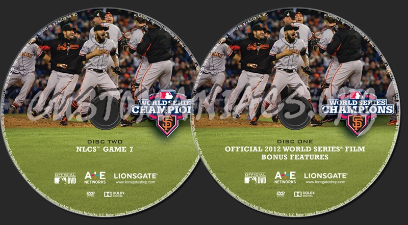 MLB World Series 2012 dvd label