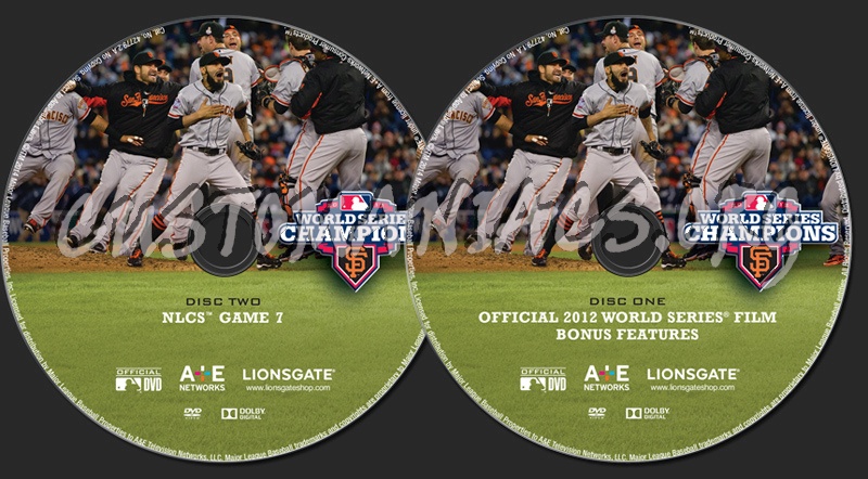 MLB World Series 2012 dvd label