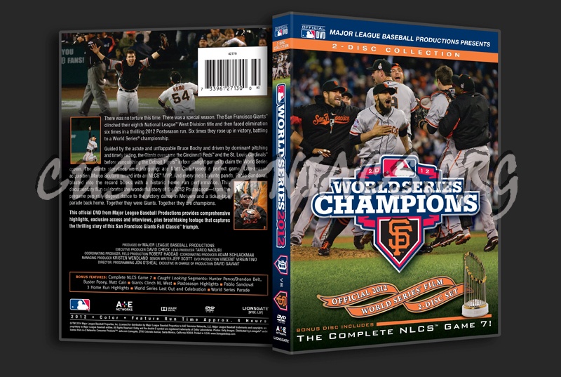 MLB World Series 2012 dvd cover