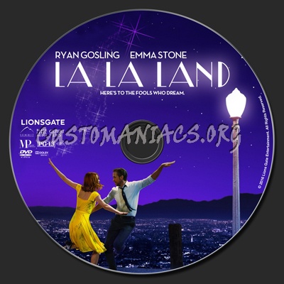 La La Land dvd label