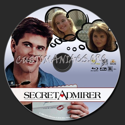 Secret Admirer (1985) blu-ray label