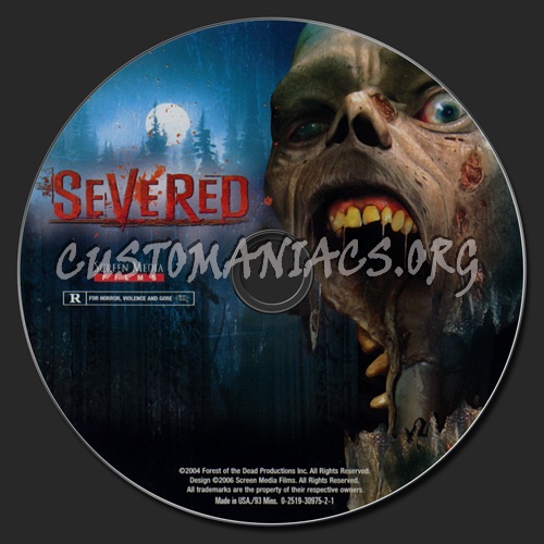 Severed Forest Of The Dead dvd label