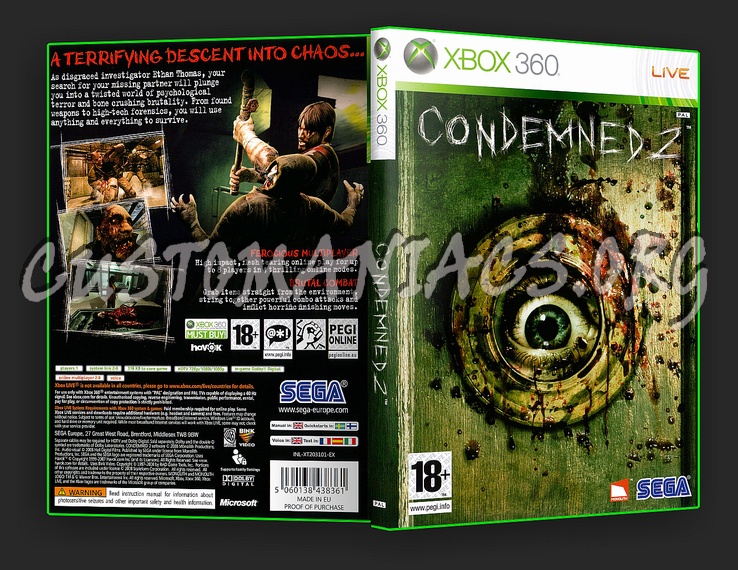 Condemned 2 dvd cover