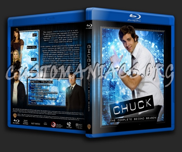 Chuck - Season 2 blu-ray cover