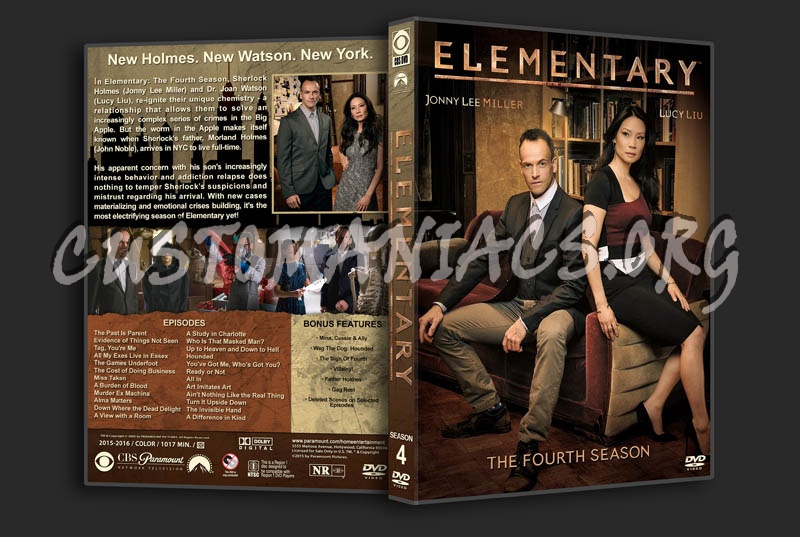 Elementary - Season 4 dvd cover