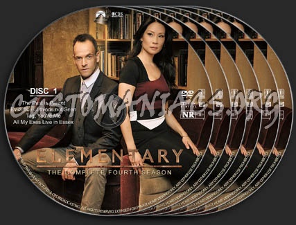 Elementary - Season 4 dvd label