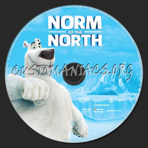 Norm of the North blu-ray label