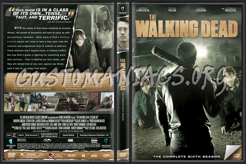 The Walking Dead Season 6 dvd cover