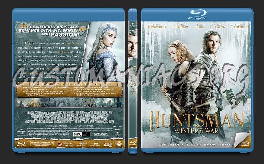 The Huntsman: Winter's War blu-ray cover