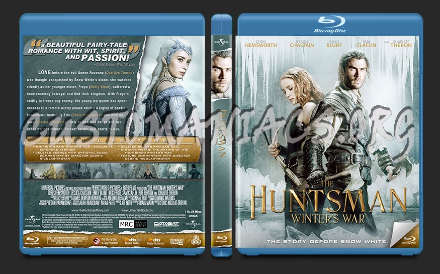 The Huntsman: Winter's War blu-ray cover