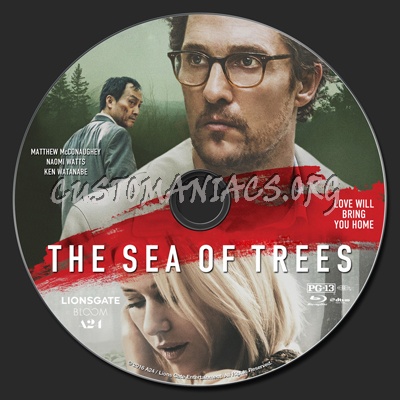 The Sea Of Trees blu-ray label