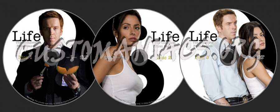LIFE Season 1 dvd label