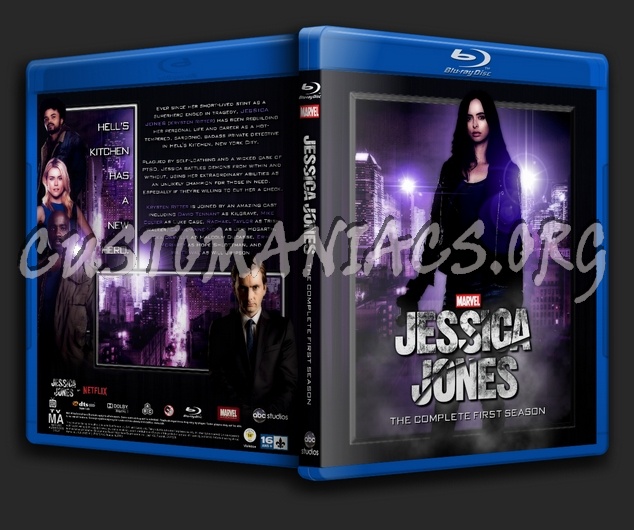 Jessica Jones - Season 1 blu-ray cover