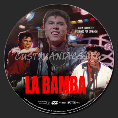 La Bamba dvd label