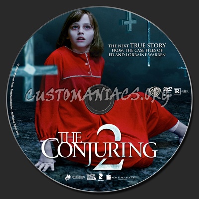 The Conjuring 2 dvd label