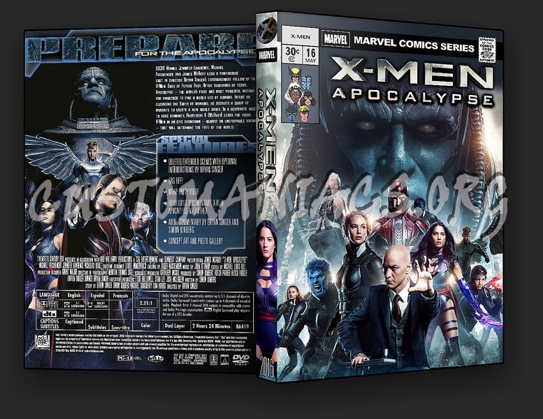 X-Men Apocalypse dvd cover