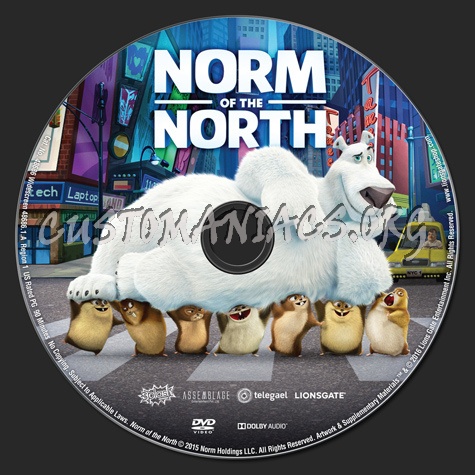 Norm of the North dvd label