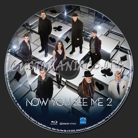 Now You See Me 2 blu-ray label