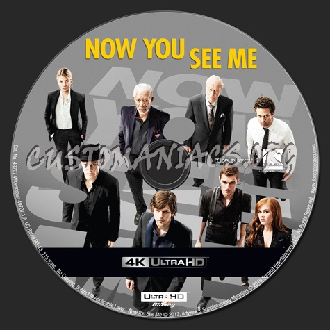 Now You See Me 4K blu-ray label